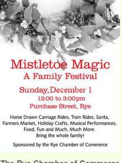Mistletoe Magic, A Family Festival, Comes To Rye On Sunday