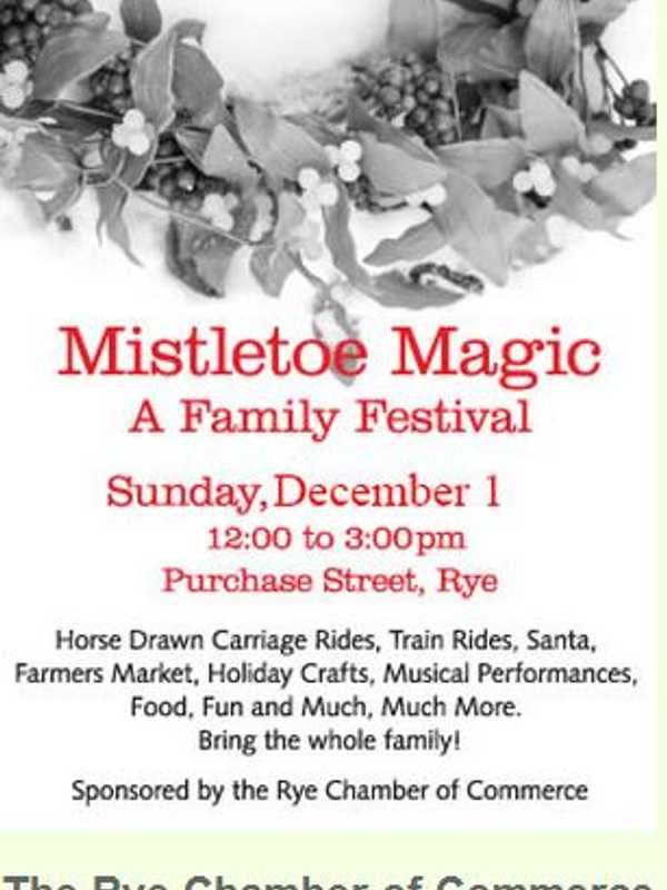 Mistletoe Magic, A Family Festival, Comes To Rye On Sunday