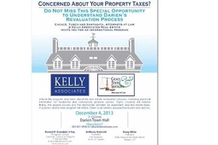 Free Informational Session Planned On Revaluation In Darien