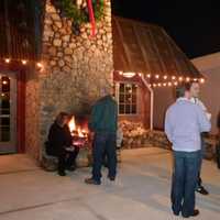 <p>The newly opened Little Barn pub in Westport features an outdoor patio and fireplace.</p>