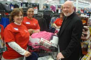 Shoppers Buy For Needy Families In White Plains K-Mart