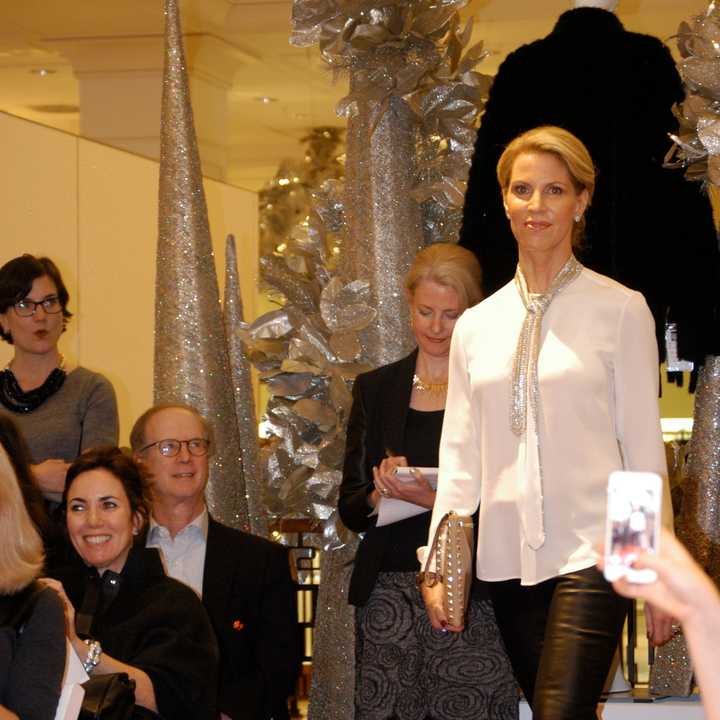 Models walk down the catwalk at the recent Save the Children typhoon fundraiser in Greenwich.