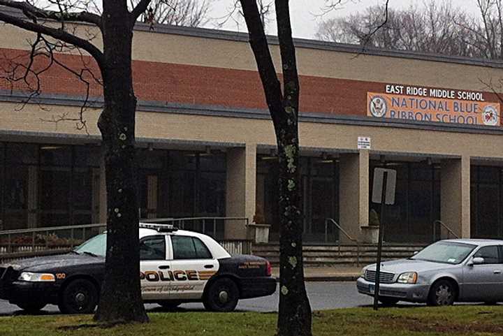 Ridgefield police increased its presence at the town&#x27;s schools after the Sandy Hook Elementary School shooting a year ago. 