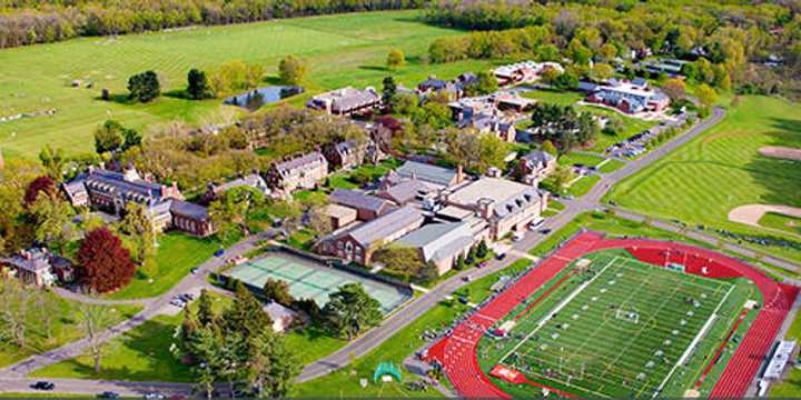 Two New Canaan athletes were honored at an awards ceremony at the Loomis Chaffee School. 