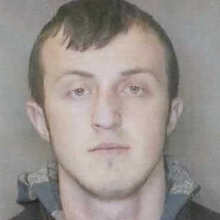 Klodian Gjeka, 19, was arrested in Harrison after police said he was fleeing the scene of a White Plains burglary.