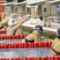 <p>Lily O&#x27;Sullivan starts in the 25 backstroke. </p>