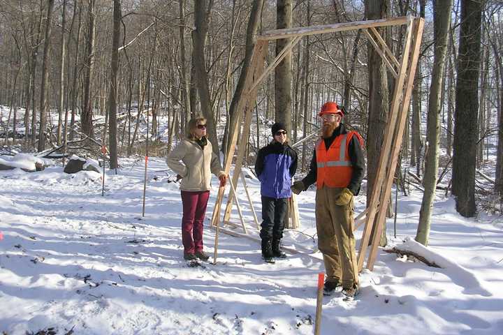 Snow, Ice Don't Hold Back Work On Norwalk River Valley Trail