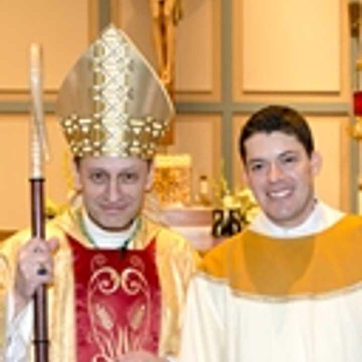 Bishop Frank J. Caggiano ordained the Rev. Rolando Arias Galvis as a priest for the Diocese of Bridgeport.