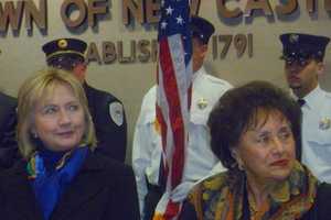 Hillary Clinton Swears In New Castle Officials At Inauguration Ceremony 