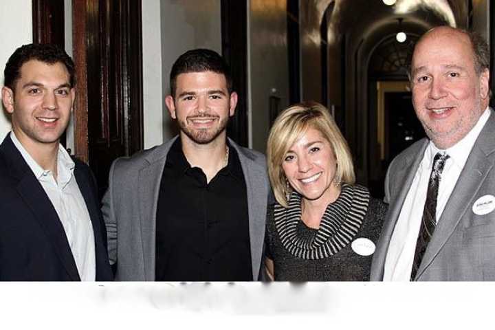 Left to right: Paul Viggiano, George Williams, Liane Rigano and George Williams of A.G. Williams Painting Company.