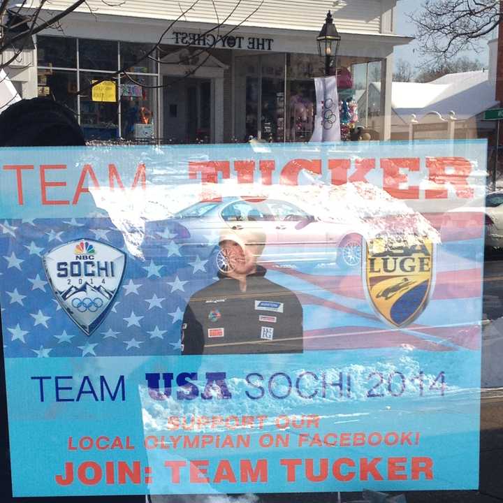 This is one of the Team Tucker posts that have popped up in Ridgefield.