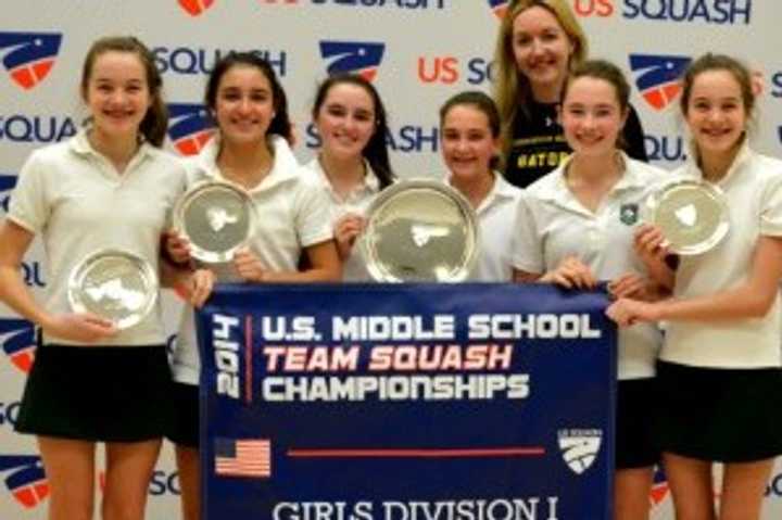 Greenwich Academy won the Division I title at the U.S. Middle School Team Squash Championships over the weekend in New Haven.