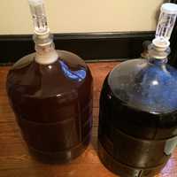 <p>These two brews are still fermenting and are constantly checked to ensure the flavor and alcohol level is correct.</p>