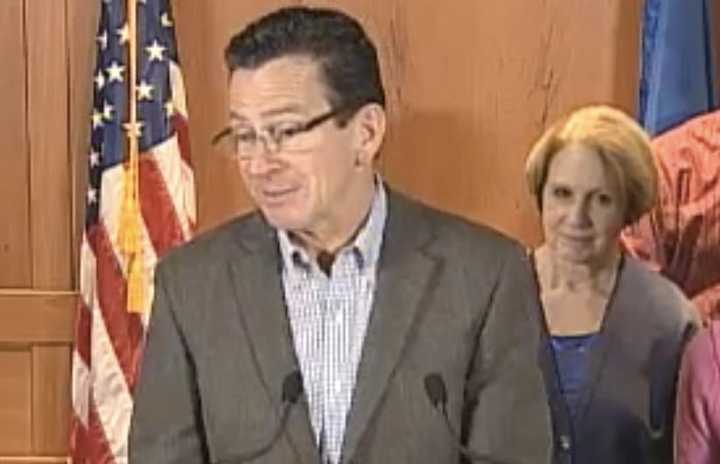 Gov. Dannel Malloy updates conditions in Connecticut on Thursday morning. 