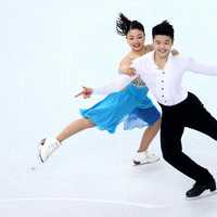 <p>Maia and Alex Shibutani perform their short dance Sunday at the Olympics in Sochi, Russia.</p>