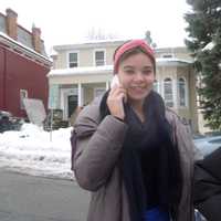 <p>Actress Hailee Steinfeld on the set of &quot;Ten Thousand Saints&quot; in Ossining.</p>