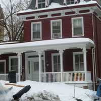 <p>This Maple Place home was used for the filming of &quot;Ten Thousand Saints&quot; in Ossning.</p>