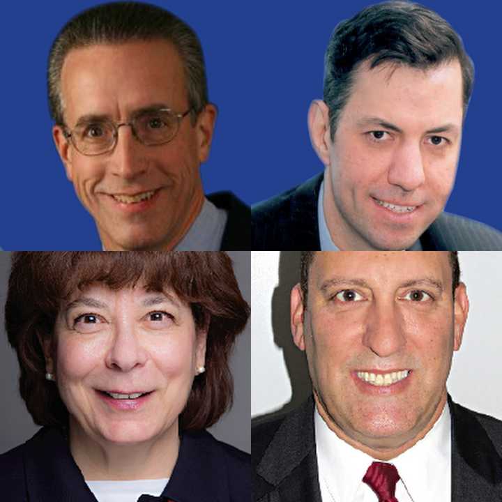 The four candidates for two Tuckahoe Trustee positions. 