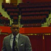 <p>Knicks great Allan Houston announces the Knicks new D-League team whicl will be played in Westchester</p>