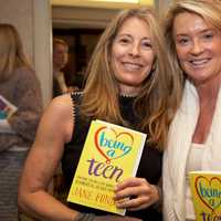 <p>Pam Caffray of Greenwich and Terri Walker of Rowayton.</p>