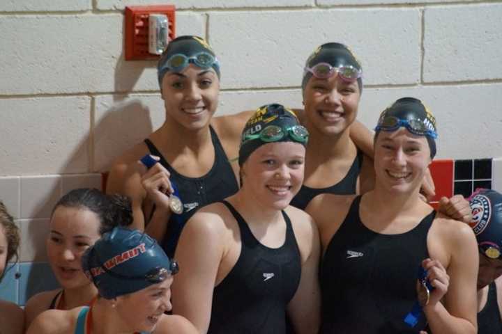 Weston Swimmers Help Wilton Wahoos Win State Title