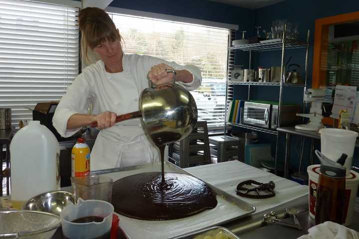 Heavenly Bites, bite-size cakes, are made from scratch in Wilton by pastry chef Mary O&#x27;Brien.