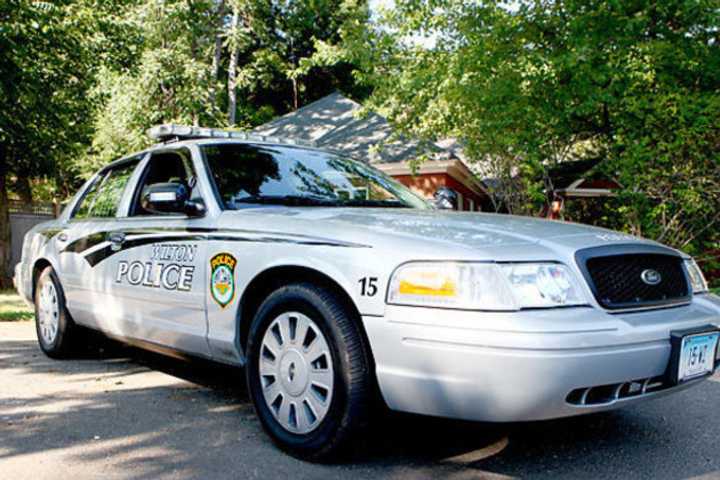 A Jeep lost two tires after striking a mailbox and a tree in a crash on Danbury Road in Wilton, police said.