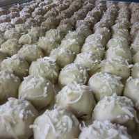 <p>A tray of carrot cake Heavenly Bites are ready to be packaged. </p>