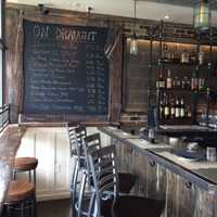 <p>The beer list on the wall at Craft 260 in Fairfield is written in chalk so that they can change it whenever a beer runs out.</p>