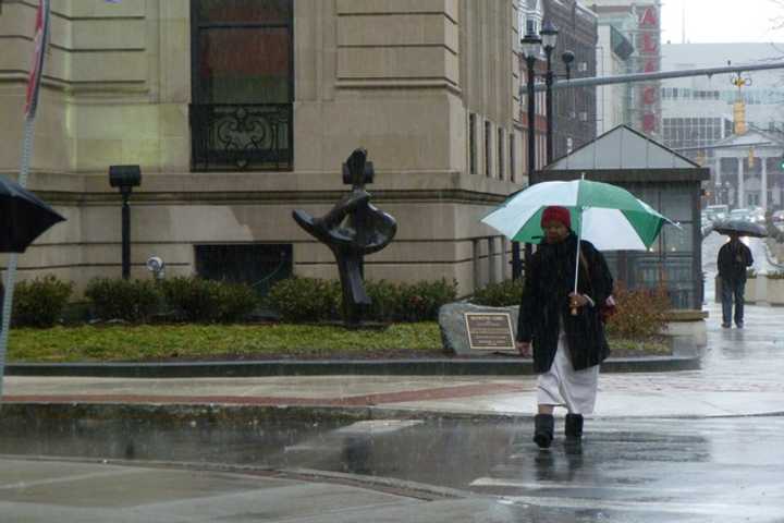 Grab your umbrella -- rain is in the forecast for the entire weekend in Fairfield County. 