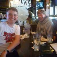 <p>Masters School students George Corrigan of Hastings-on-Hudson, Michael Fitzgerald of Dobbs Ferry and Nick Vern of Mamaroneck  watched Mets opening day at Doubleday&#x27;s restaurant Monday, March 31.
</p>