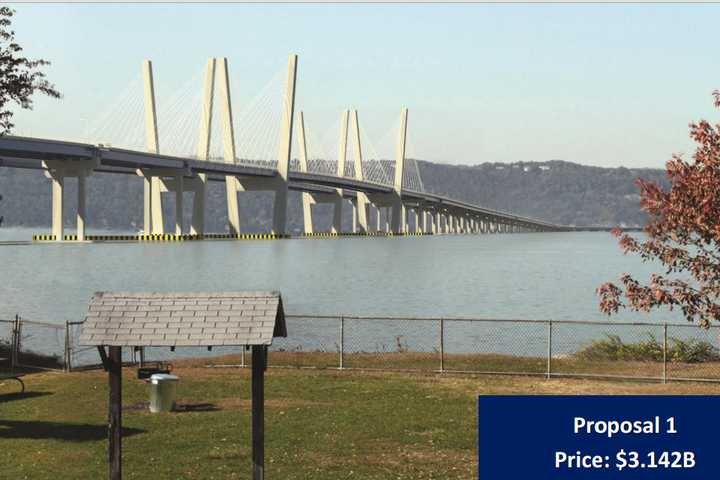 Construction resumed on the new Tappan Zee Bridge on Monday, March 31. 