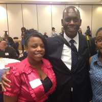 <p>Donnovan Beckford (center) attends the same church as Lynassa Lueay and her parents. </p>