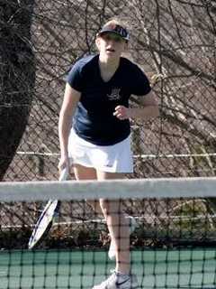 Harvey Girls Tennis Team Edges Chase