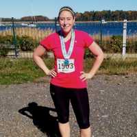 <p>New Rochelle runner Julie Hood.</p>