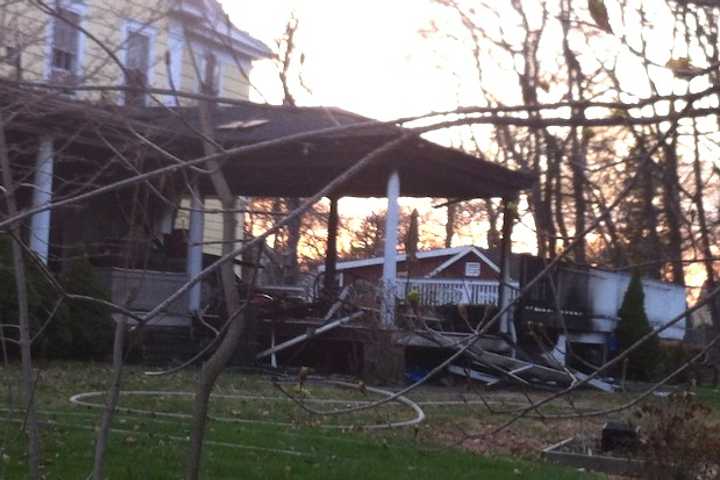 Firefighters Quickly Knock Down Norwalk Porch Blaze
