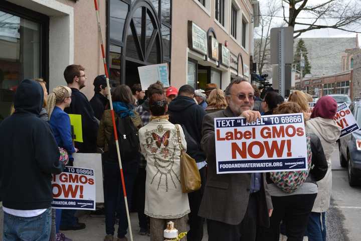 Activists Rally in Mount Kisco for GMO Food Labeling