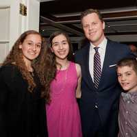 <p>From left, Sage White, Kristen Shilen, NBCs Willie Geist, Nicky Bell, and Katelyn Grimas at a benefit for Save the Children at the Riverside Yacht Club on Thursday, April 24. </p>