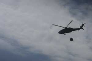 National Guard Helicopters Conduct Training In Cortlandt 