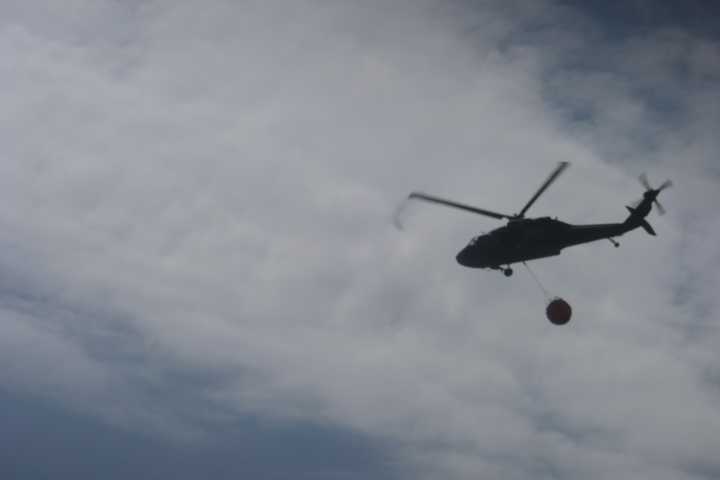 National Guard Helicopters Conduct Training In Cortlandt 