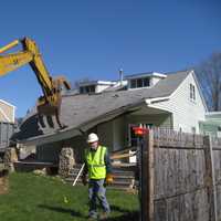 <p>On Monday April 28, the Gustave Whitehead house on Alvin Street in Fairfield was demolished despite attempts to save the nearly 100 year old house.</p>