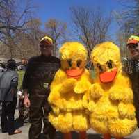 <p>Tarrytown Rotarians and Rubber Ducks join forces at the Derby.</p>