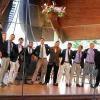 <p>Yale&#x27;s glee club group the Whiffenpoofs recently performed for the Westport Weston Y&#x27;s men. </p>