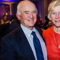 <p>Penny Johnston Foote, right, with her husband Ray Foote, left, at FSWs Diamond Anniversary Gala. Foote, daughter of FSW co-founder Marjorie Dammann, was the galas honorary chair. </p>