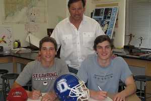 Darien Football Players Make College Commitments