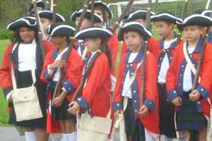 Revolutionary War Reenacted At Yorktown's Crompond Elementary School