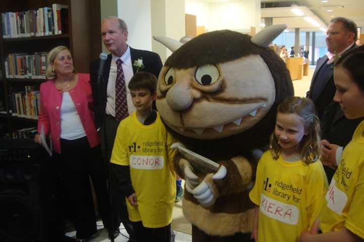 Wild Thing Leads Residents To The New Ridgefield Library