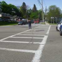 <p>Traffic being rerouted in Briarcliff following the accident</p>