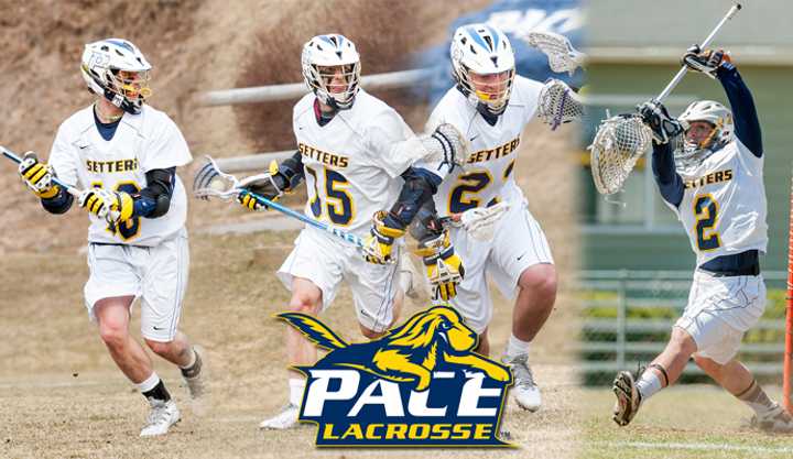 Pace University men&#x27;s lacrosse players were honored with team awards. 