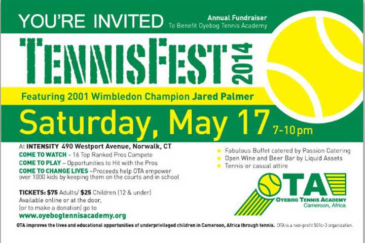 Wimbledon Champion Appears At Tennis Fundraiser In Norwalk 